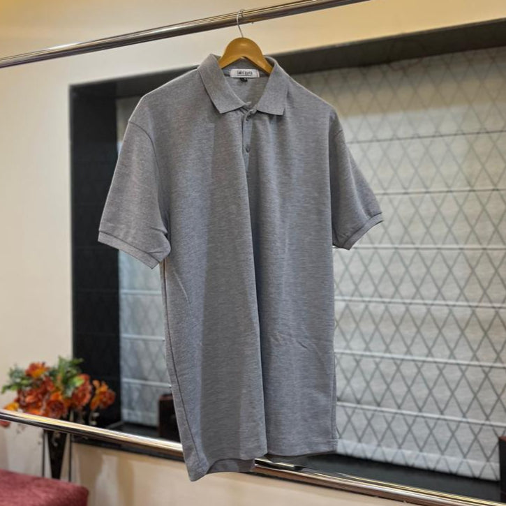 Grey Polo Tee